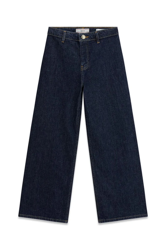 Guess wide leg traperice za djecu J6YA04.D1211.9BY2 mornarsko plava AW26