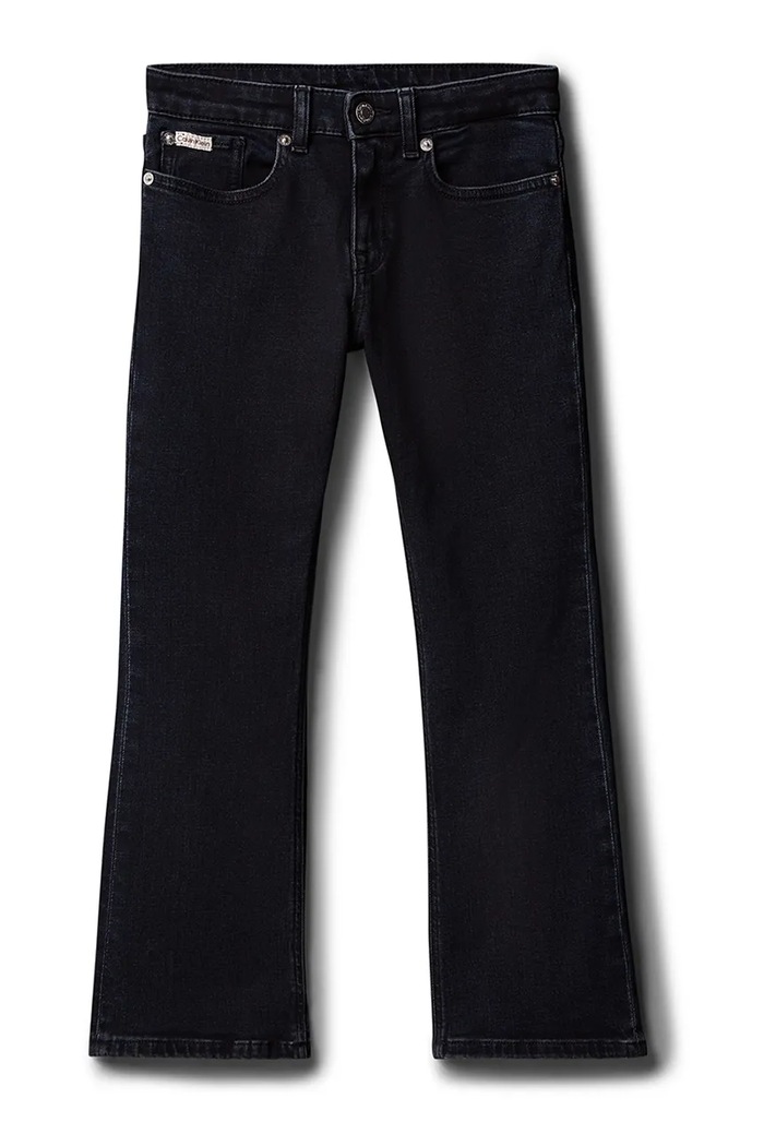 Calvin Klein Jeans jeansy dziecięce FLARE LVCKSJC03G.128.170.9BY2 granatowy AW26