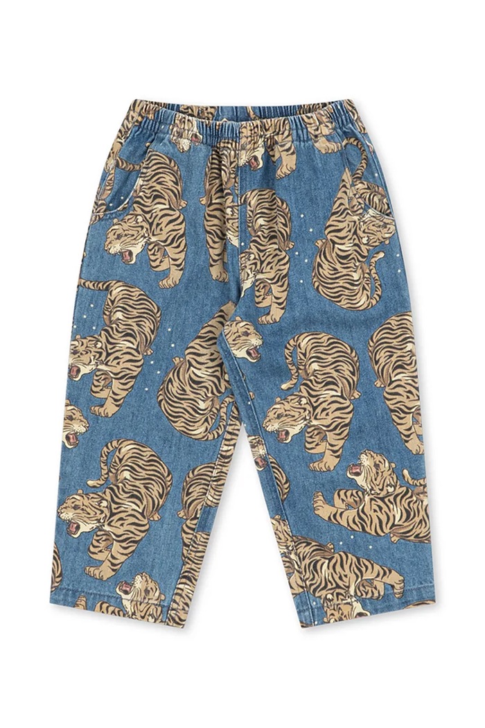 Konges Sløjd Jeansy relaxed fit dziecięce MAGOT PANTS GOTS KS106543.9BY2 niebieski AW26