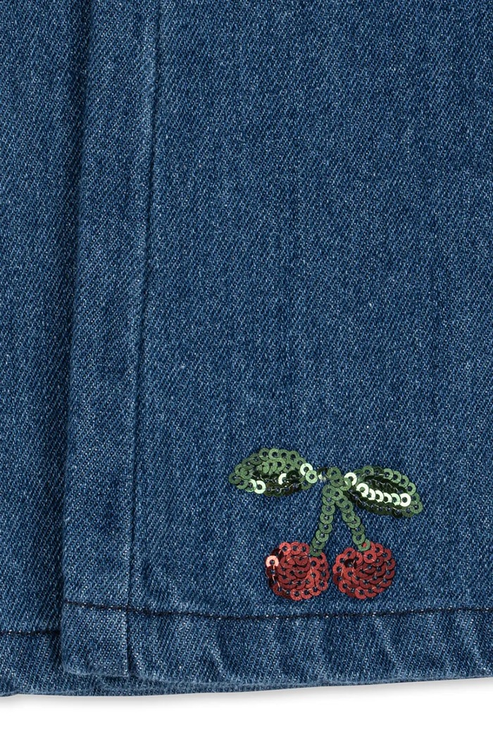 Jeansy flare dziecięce ELBA FLARE JEANS GOTS Konges Sløjd KS107385.9BY2 niebieski