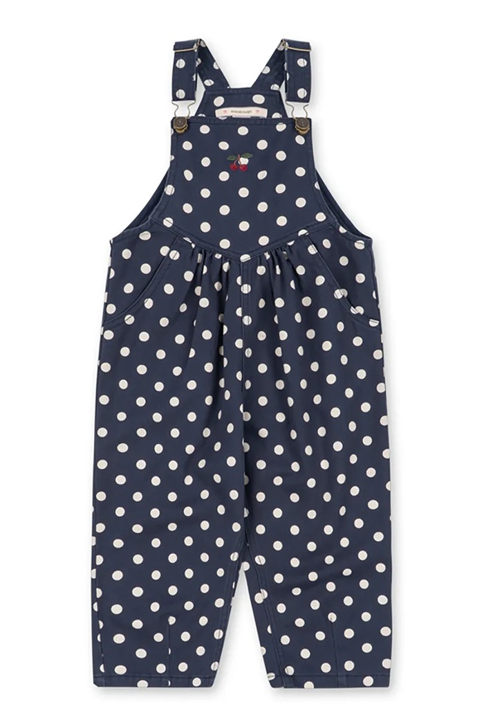 Konges Sløjd Ogrodniczki dziecięce NOLA OVERALLS GOTS KS106187.9BY2 granatowy AW26