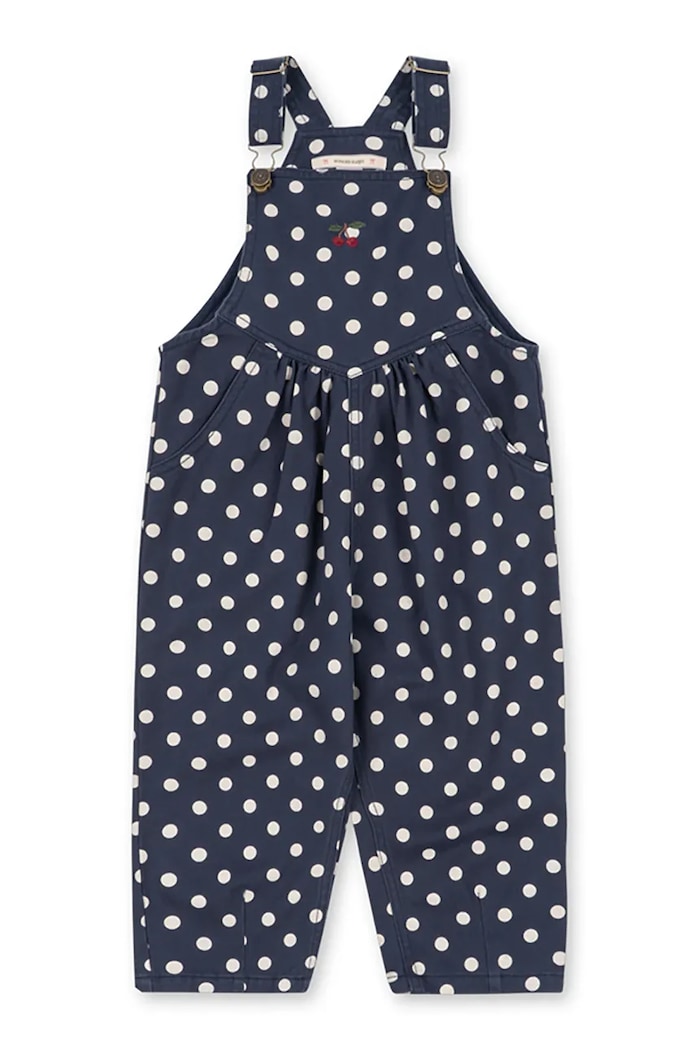 Konges Sløjd Ogrodniczki dziecięce NOLA OVERALLS GOTS KS106187.9BY2 granatowy AW26