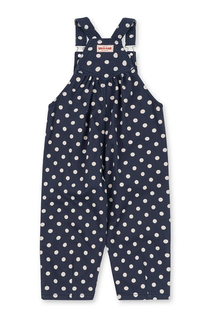 Chłopiec Konges Sløjd Ogrodniczki dziecięce NOLA OVERALLS GOTS KS106187.9BY2 granatowy