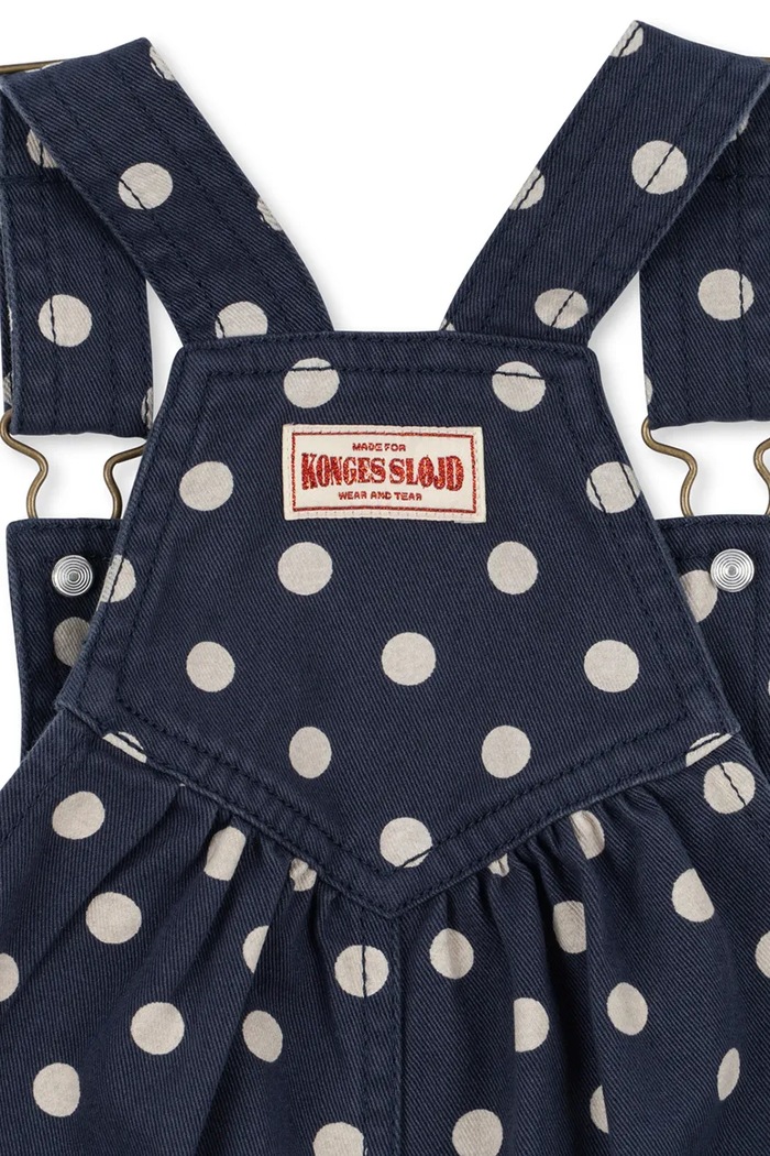 Ogrodniczki dziecięce NOLA OVERALLS GOTS Konges Sløjd KS106187.9BY2 granatowy
