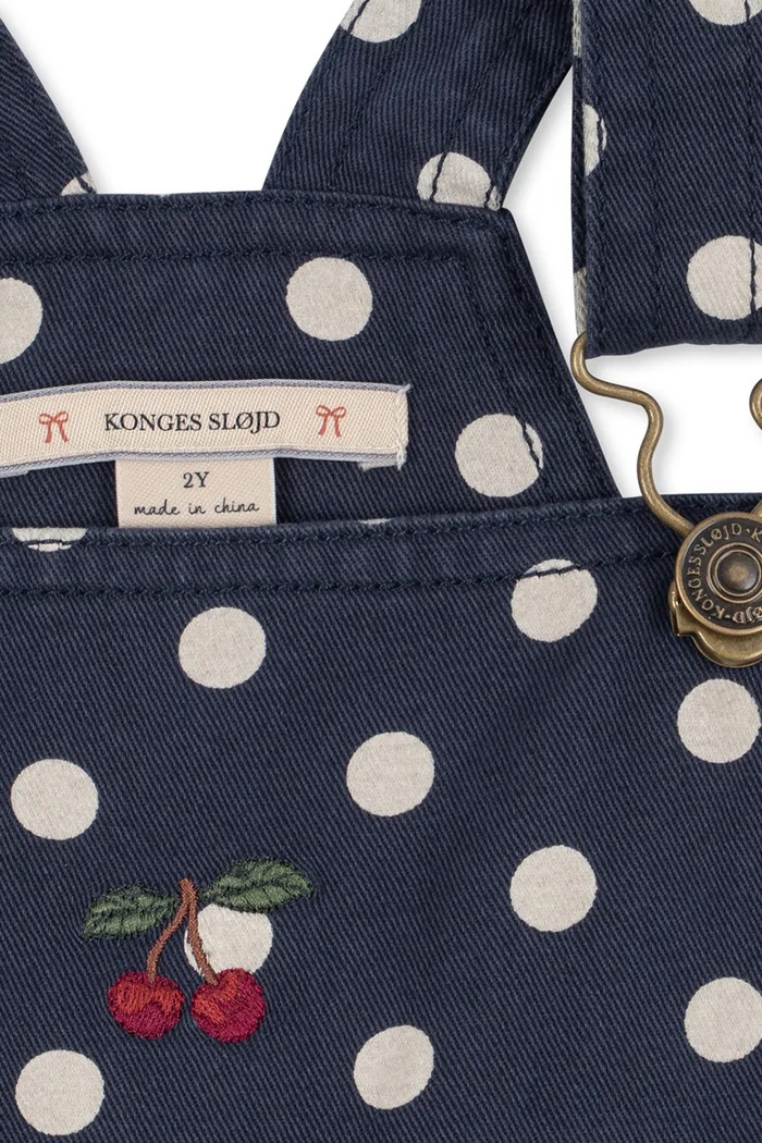 Дънков гащеризон за деца NOLA OVERALLS GOTS Konges Sløjd тъмносин KS106187.9BY2