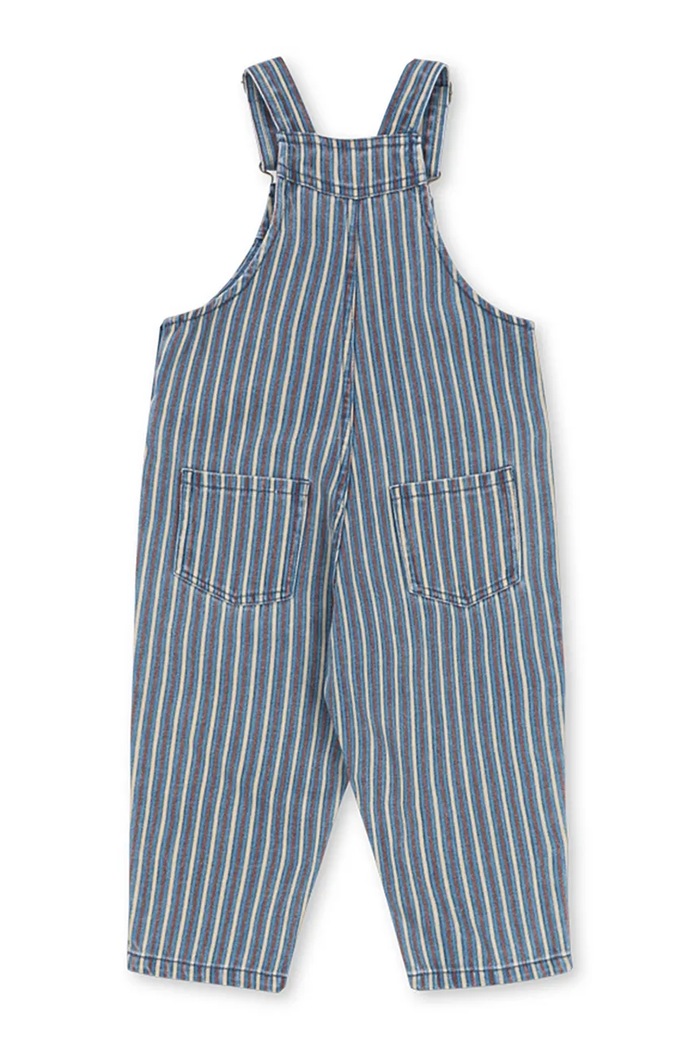 Chłopiec Konges Sløjd Ogrodniczki dziecięce MAGOT OVERALLS GOTS KS106131.9BY2 niebieski