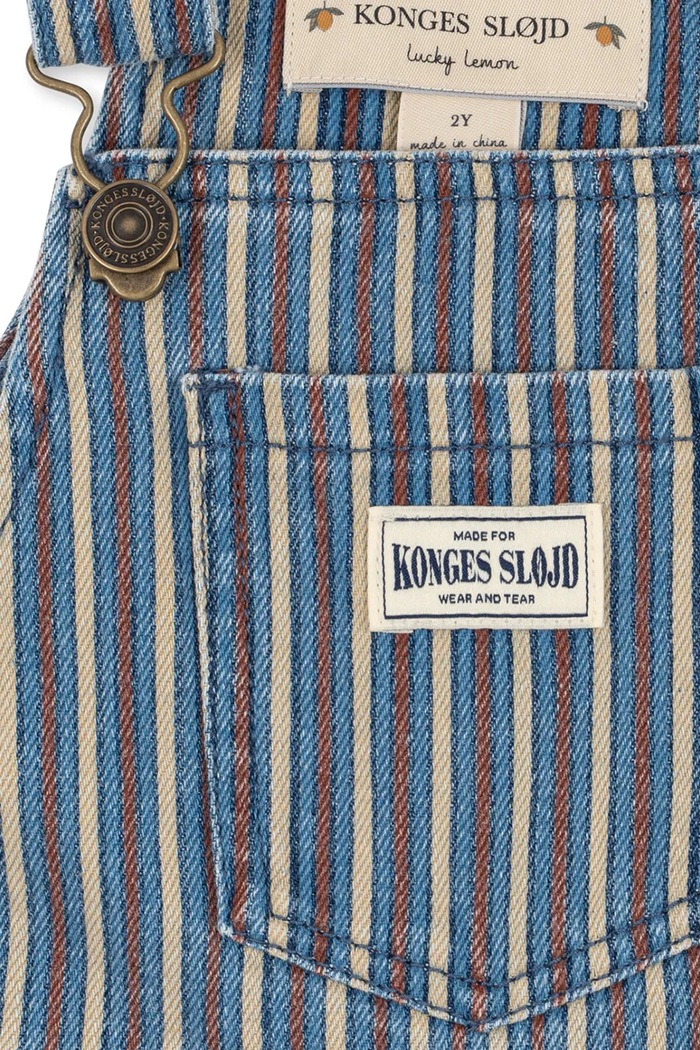 Ogrodniczki dziecięce MAGOT OVERALLS GOTS Konges Sløjd niebieski KS106131.9BY2