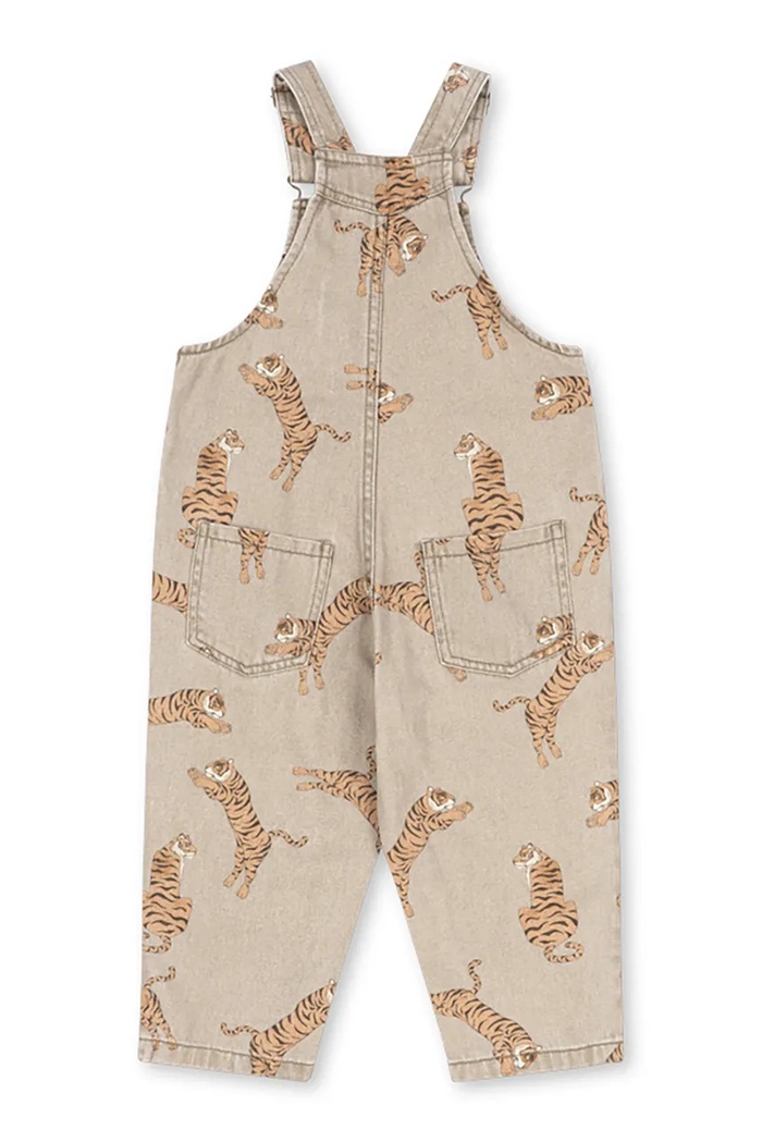 Konges Sløjd Ogrodniczki dziecięce MAGOT OVERALLS GOTS KS106131.9BY2 brązowy AW26
