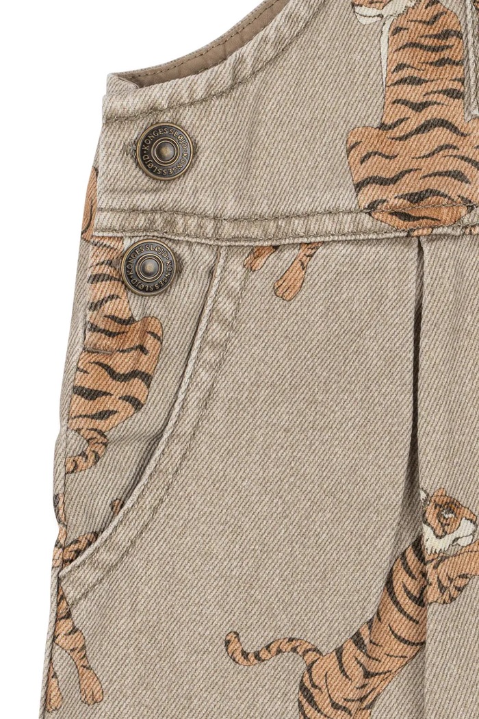 Ogrodniczki dziecięce MAGOT OVERALLS GOTS Konges Sløjd brązowy KS106131.9BY2