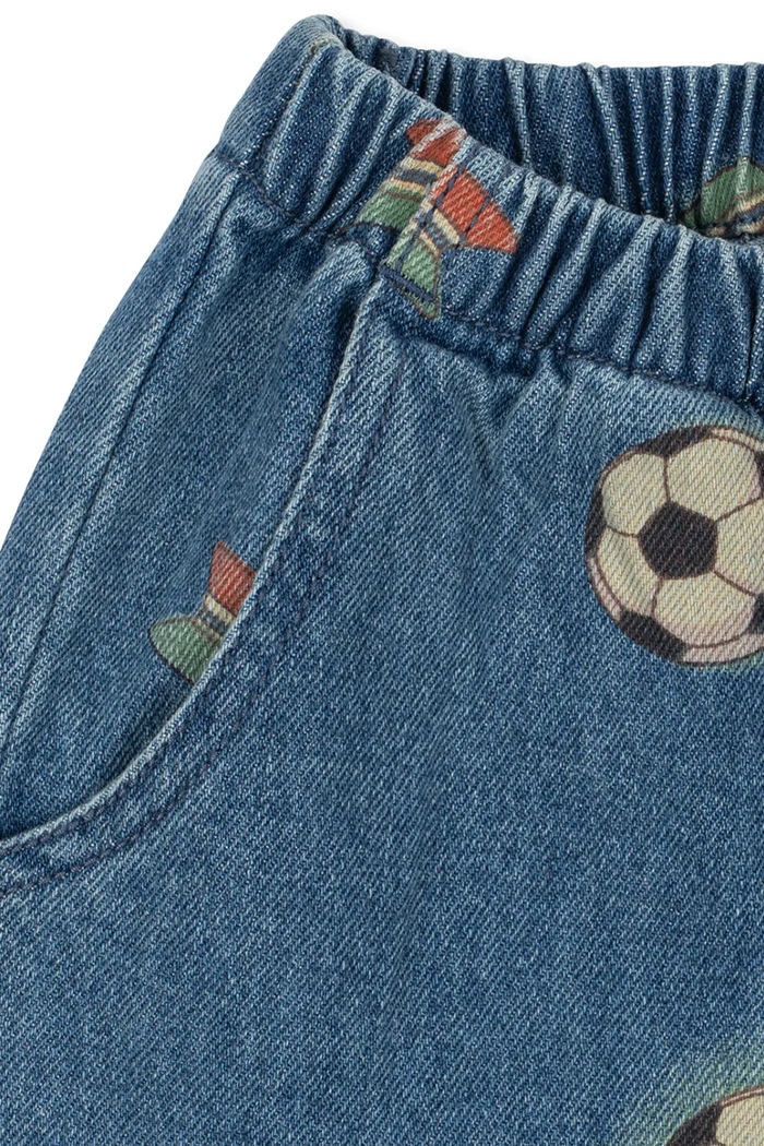 Konges Sløjd ίσια παιδικά τζιν MAGOT PANTS GOTS μπλε KS106133.9BY2