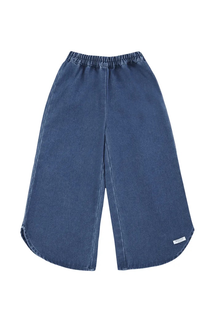 Donsje jeansy wide leg dziecięce Hauke Denim Trousers niebieski 4124700