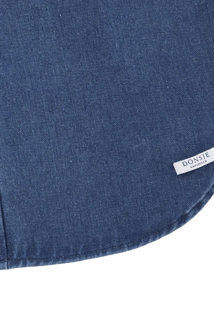 Chłopiec Donsje jeansy wide leg dziecięce Hauke Denim Trousers 4124700 niebieski