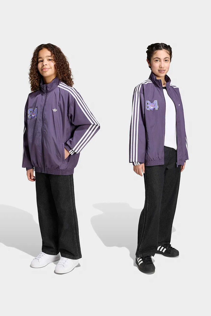 adidas Originals Jeansy loose dziecięce POKEMON czarny KS7111