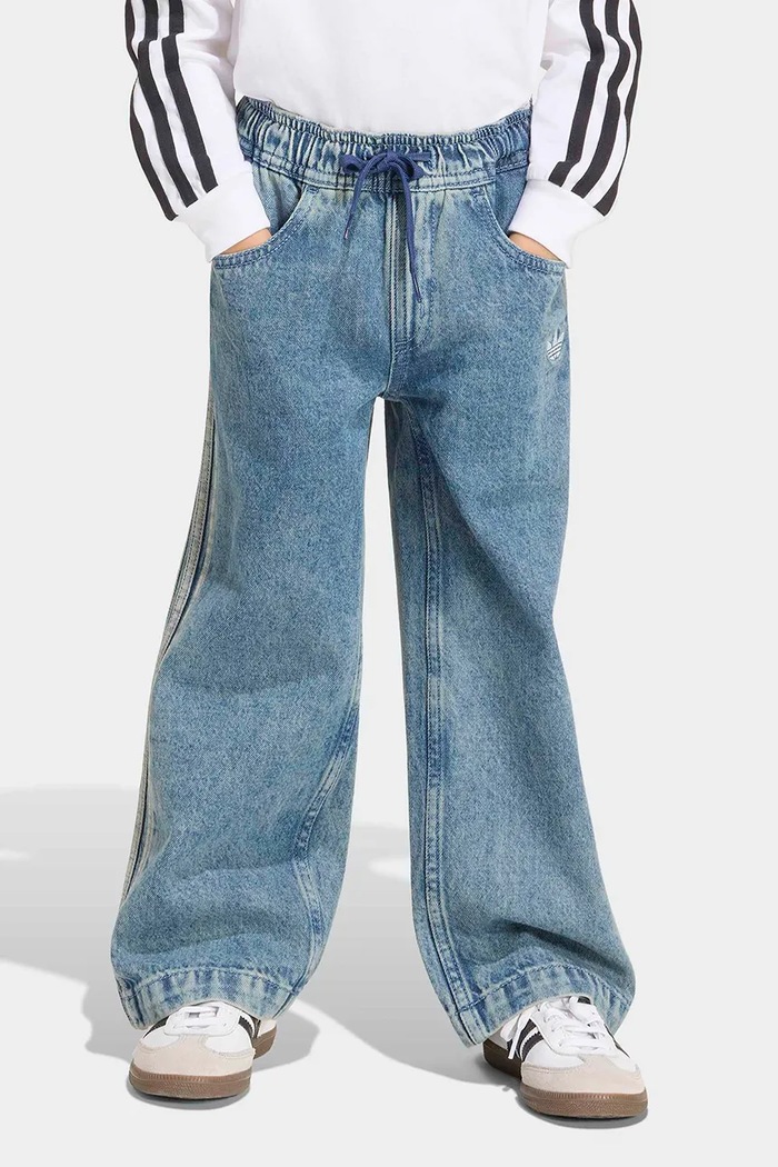 adidas Originals rifle wide leg detské modrá KQ8875