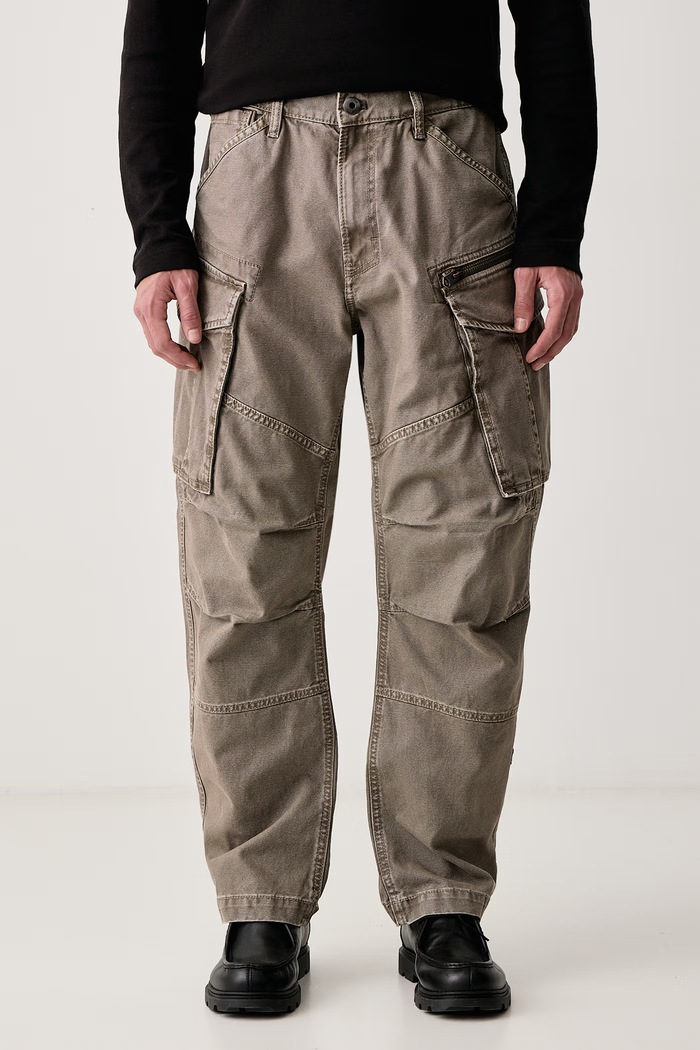 G-Star Jeansy loose męskie Rovic 3D Loose beżowy D26149.E844
