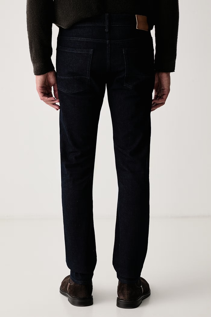 Odzież Marc O'Polo Jeansy slim fit męskie 5000011498 granatowy