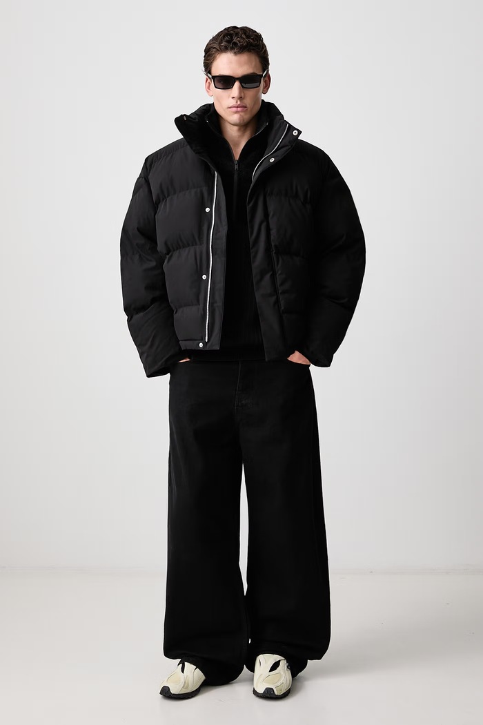 Represent Jeansy relaxed fit męskie MLM101206 czarny AW26