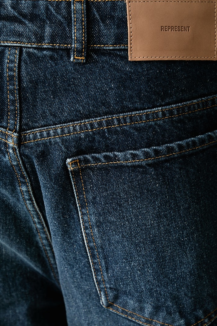 Jeansy relaxed fit męskie Represent niebieski MLM100571