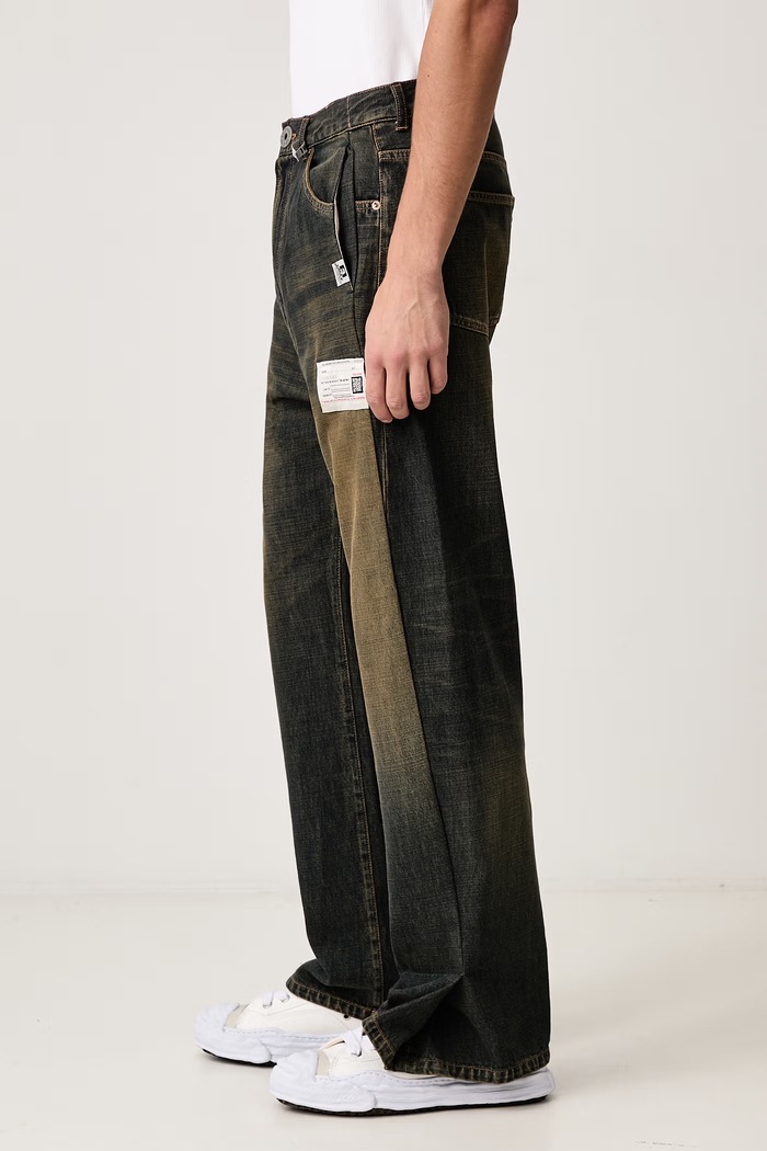 Jeansy męskie Maison MIHARA YASUHIRO A17PT024 niebieski
