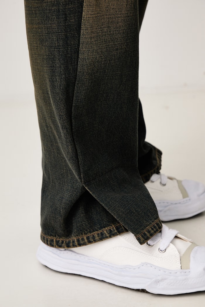 Maison MIHARA YASUHIRO Jeansy męskie A17PT024