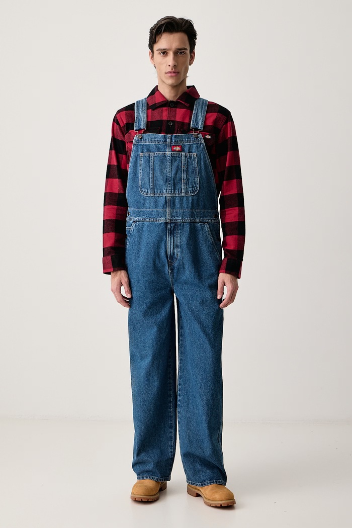 Dickies Ogrodniczki męskie niebieski DK0A88EECLB1