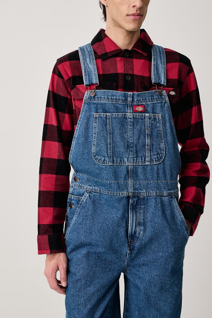 Ogrodniczki męskie Dickies DK0A88EECLB1 niebieski