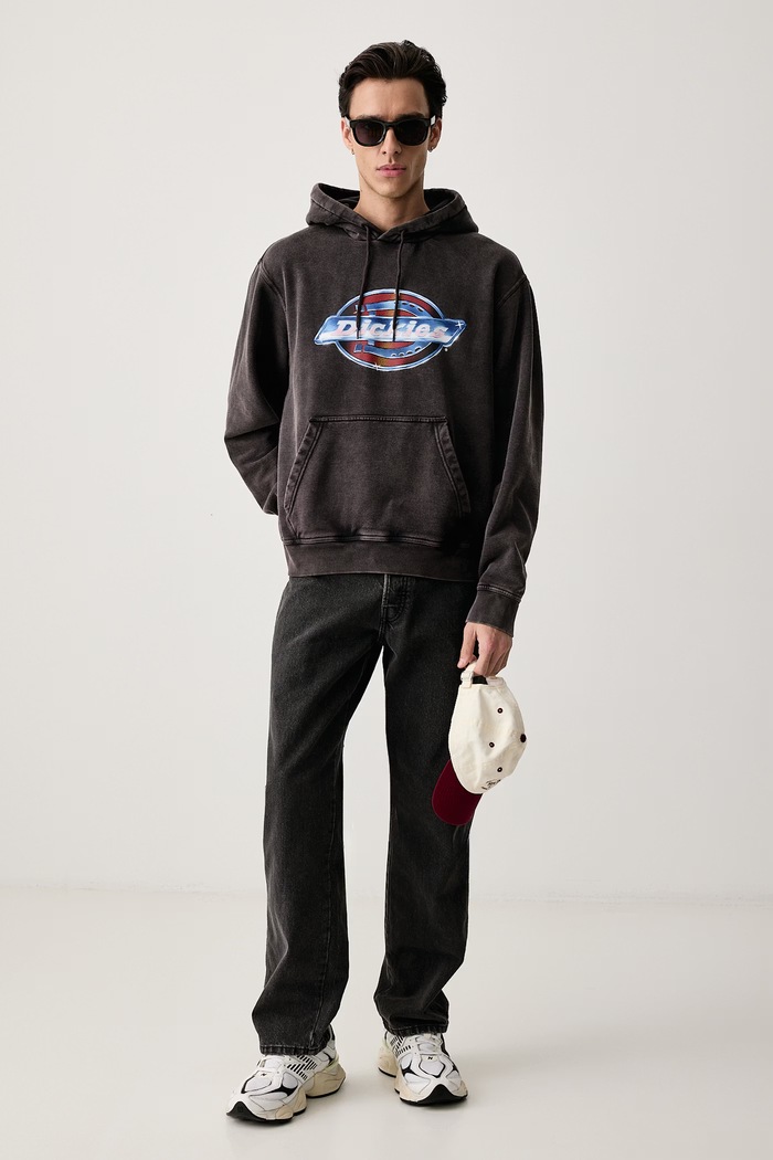 Dickies Jeansy straight męskie DK0A885HJ791 czarny AW26