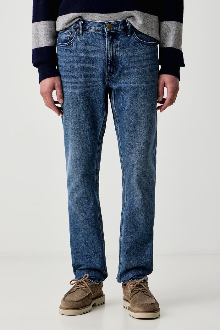 Michael Kors Jeansy slim fit męskie niebieski CF69A5GFAU
