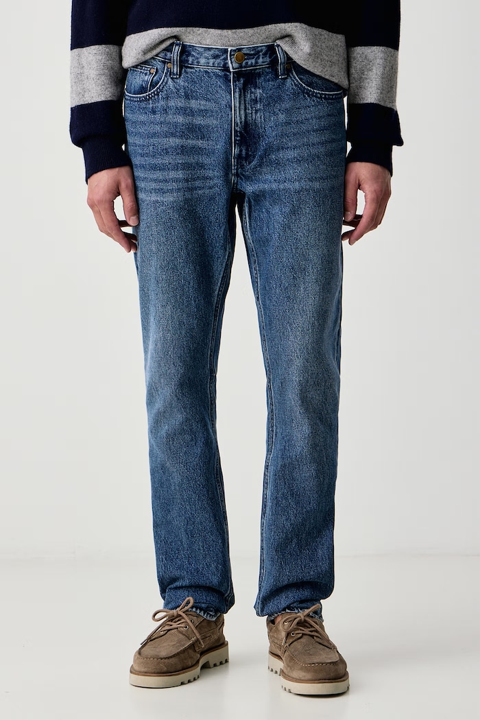 Michael Kors Jeansy slim fit męskie niebieski CF69A5GFAU