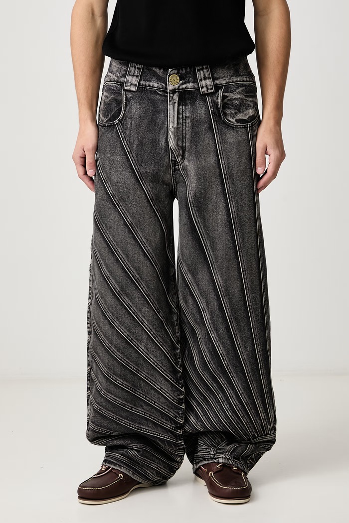 House of Errors All Seeing relaxed fit da uomo grigio HEFW26DP03012
