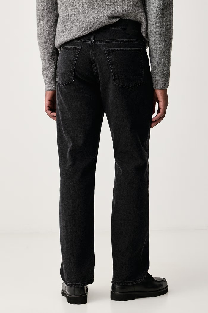 Odzież Lindbergh Jeansy loose męskie 60.025049 czarny