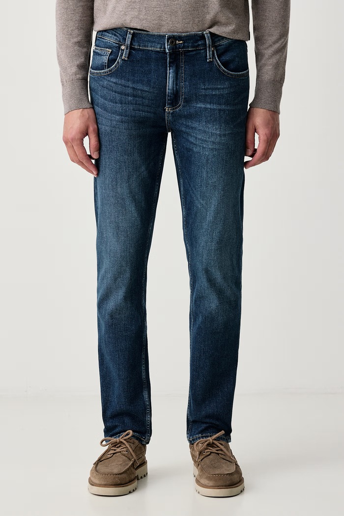 Lindbergh Jeansy slim fit męskie granatowy 30.020000CRB
