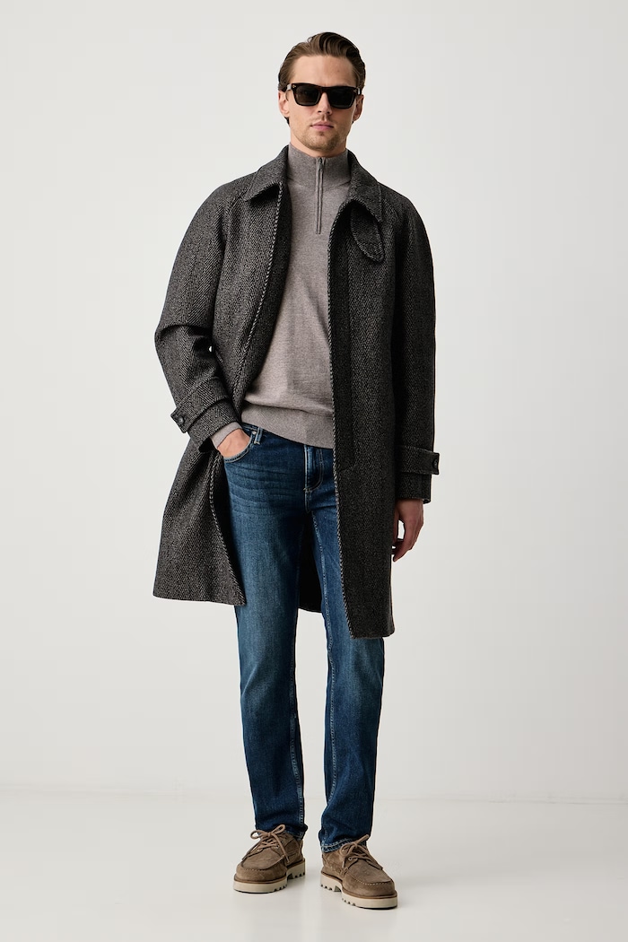 Lindbergh Jeansy slim fit męskie 30.020000CRB granatowy AW26