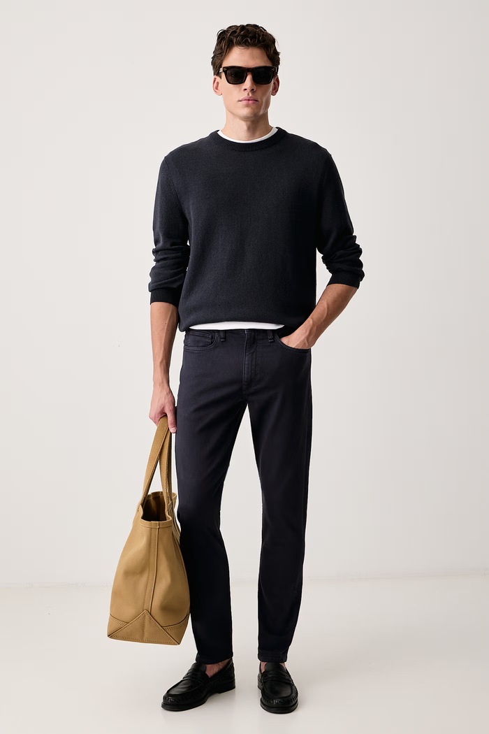 rag & bone Jeansy slim fit męskie RX0225F2TNV granatowy AW26