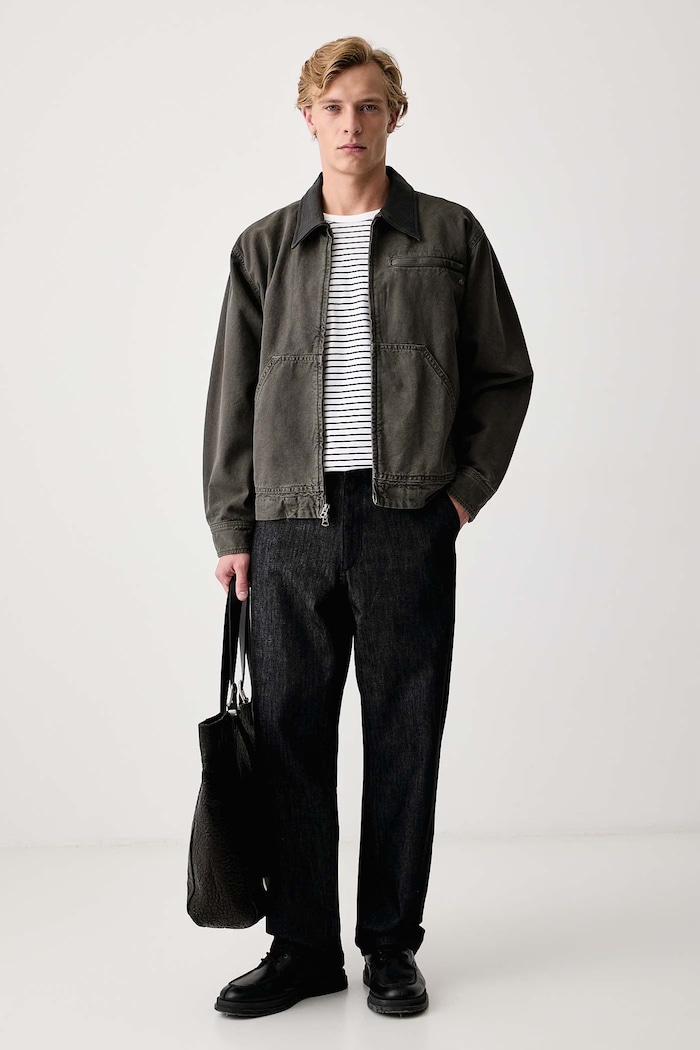 rag & bone Jeansy regular męskie RX3726F2RBW czarny AW26