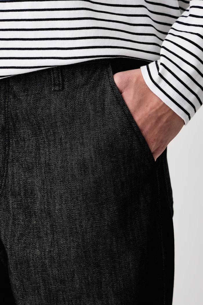 Jeansy regular męskie rag & bone RX3726F2RBW czarny