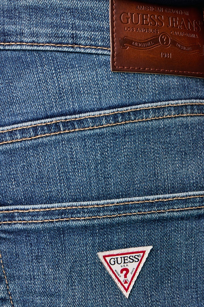 Slim fit džíny pánské Guess Jeans M6BA1C.D1856 námořnická modř