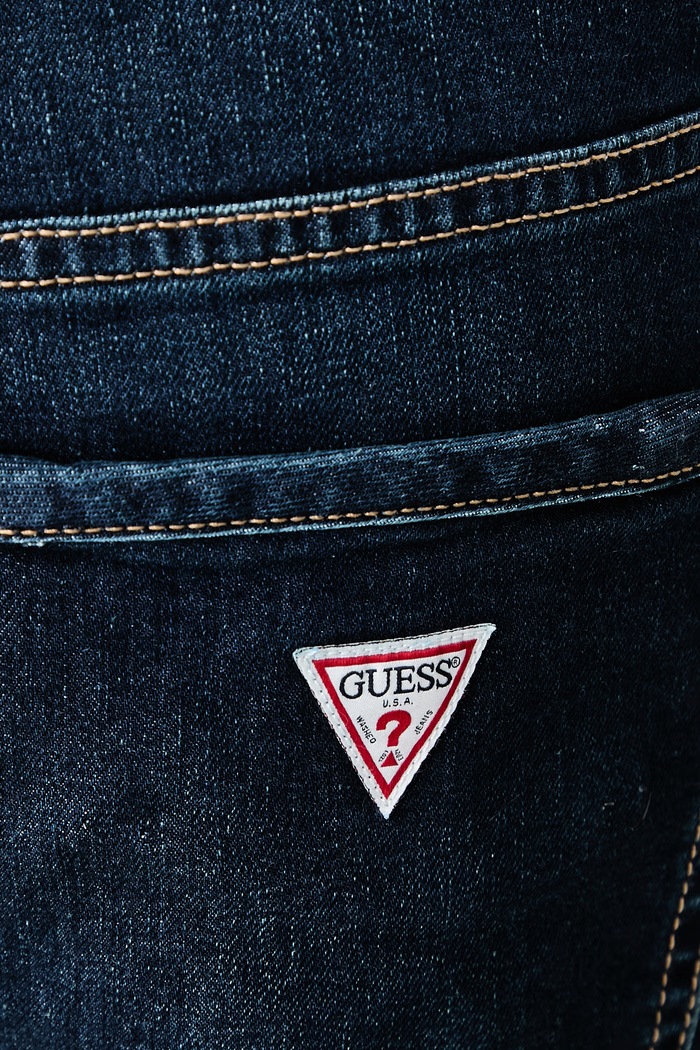 Ίσια Ανδρικά Guess Jeans M6BA1B.D1858 σκούρο μπλε