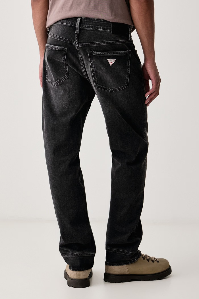 Odzież Guess Jeans Jeansy straight męskie M6BA1B.D1857 szary