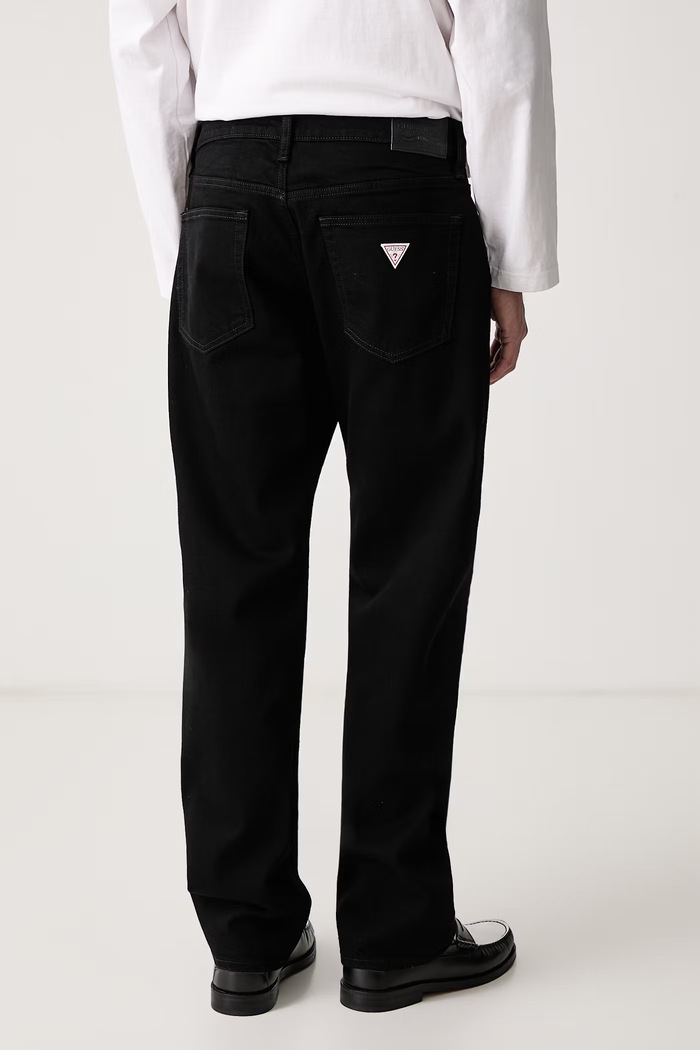 Ρούχα Guess Jeans Ίσια Ανδρικά M6BA1B.D1832 μαύρο