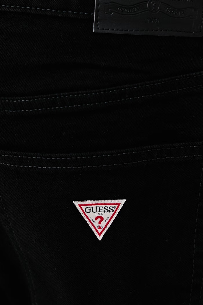 Ίσια Ανδρικά Guess Jeans M6BA1B.D1832 μαύρο