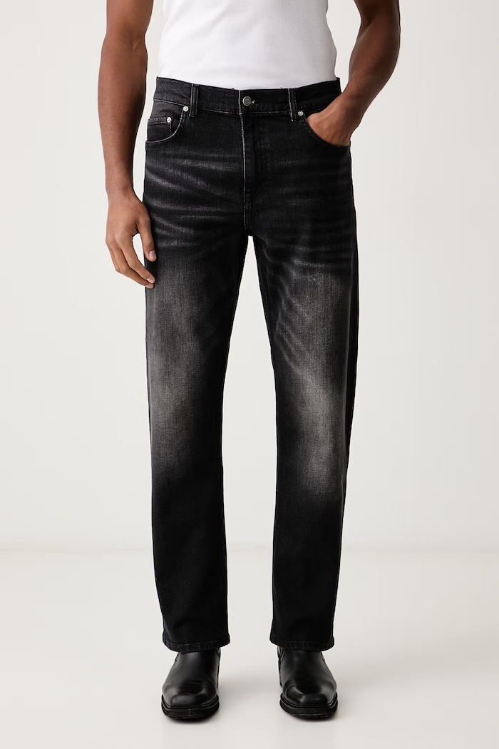 Guess Jeansy relaxed fit męskie FINNLEY czarny M6BA82.D2063