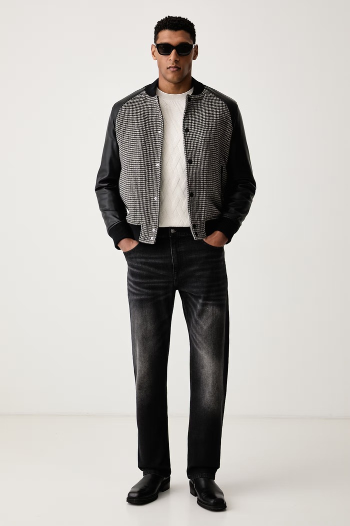 Guess Jeansy relaxed fit męskie FINNLEY M6BA82.D2063 czarny AW26