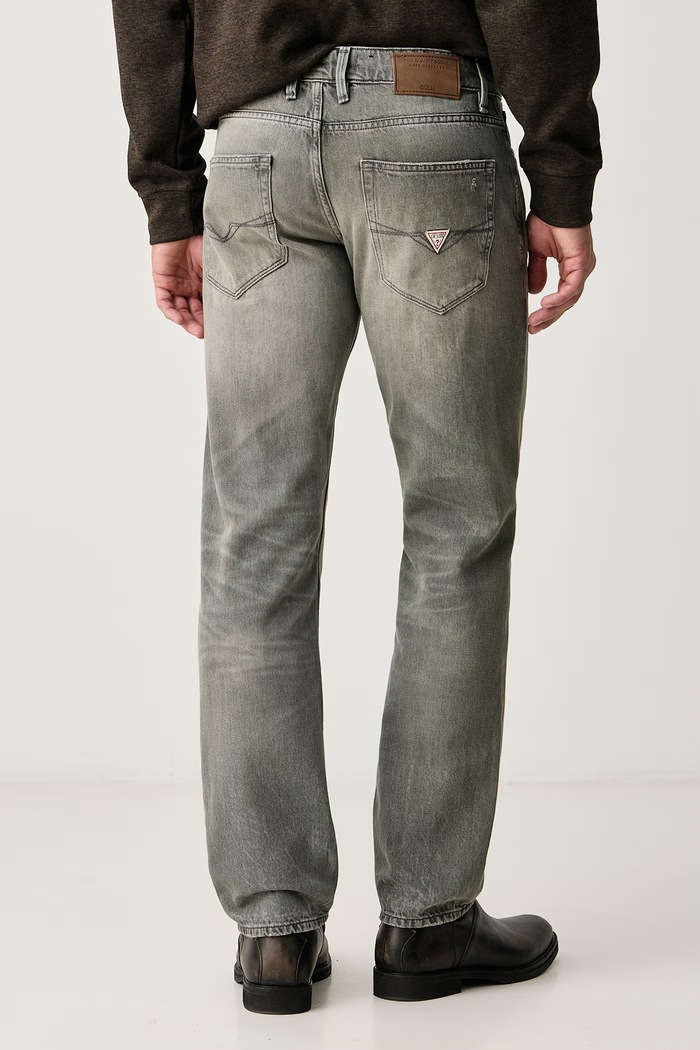 Odzież Guess Jeansy slim fit męskie ANGELS M6BAN2.D2056 szary