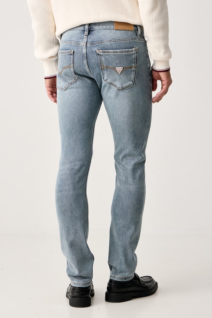 Odjeća Guess Skinny traperice za muškarce MIAMI M6BAN1.D2602 plava