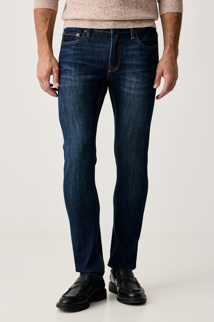 Guess Skinny traperice za muškarce MIAMI mornarsko plava M6BAN1.D2601