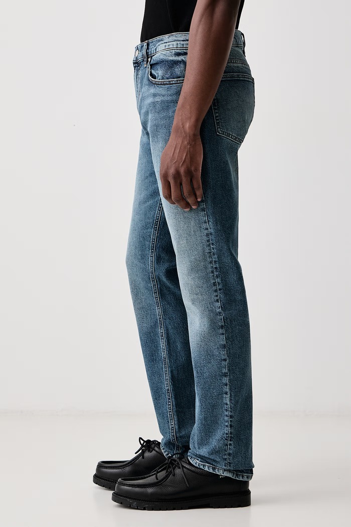 MODERN STRAIGHT jeansy męskie Frame LMSST889 niebieski