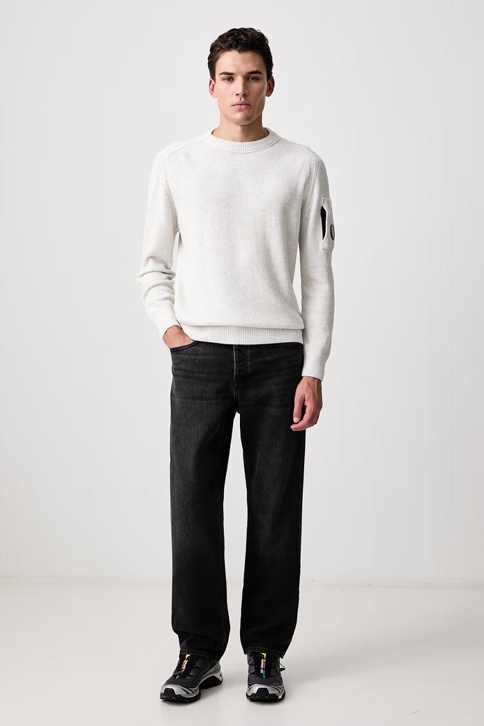Frame THE STRAIGHT JEAN straight traperice za muškarce LMHST246 siva AW26