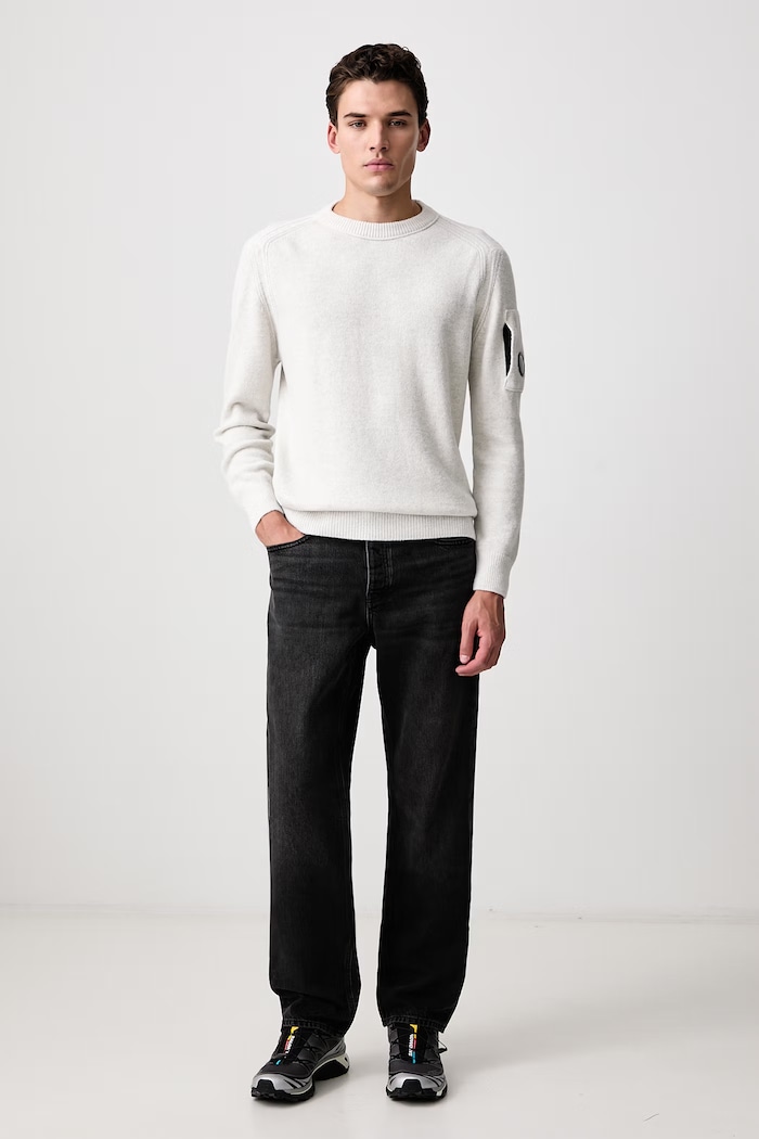 Frame THE STRAIGHT JEAN straight traperice za muškarce LMHST246 siva AW26