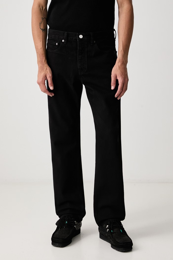 Frame THE STRAIGHT JEAN jeansy straight męskie czarny LMHST246